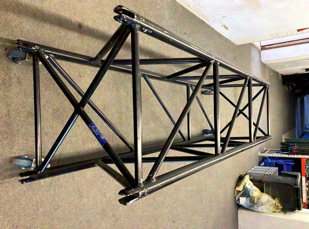 SLICK Systems Maxi Beam BBC 2.4m 61.9*61.9cm Heavy-Duty Truss Black Powder-Coated