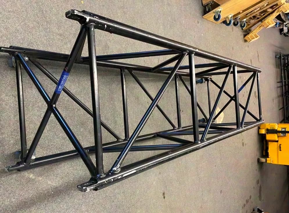 SLICK Systems Maxi Beam BBC 2.4m 61.9*61.9cm Heavy-Duty Truss Black Powder-Coated