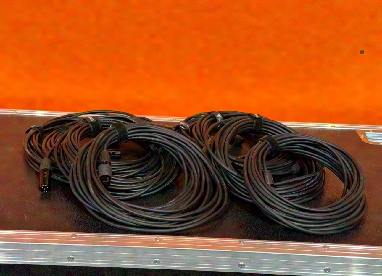 STAIRVILLE PDC3BK 3-pin DMX Cable 10m - 08 Pieces