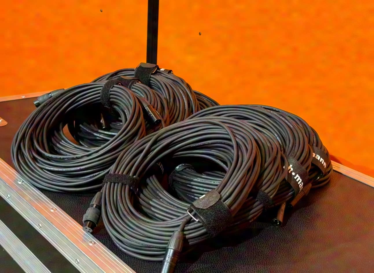 STAIRVILLE PDC3BK 3-pin DMX Cable 20m - 10 pieces