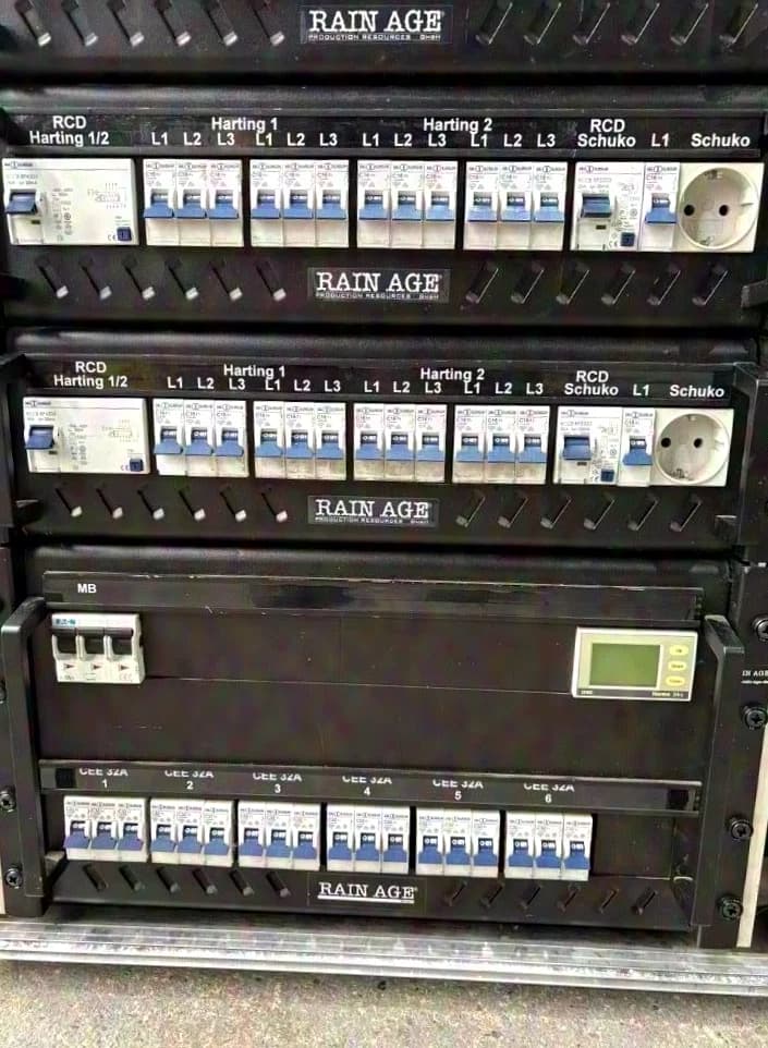 STV CEE125A > 12 X HAN16 power distribution