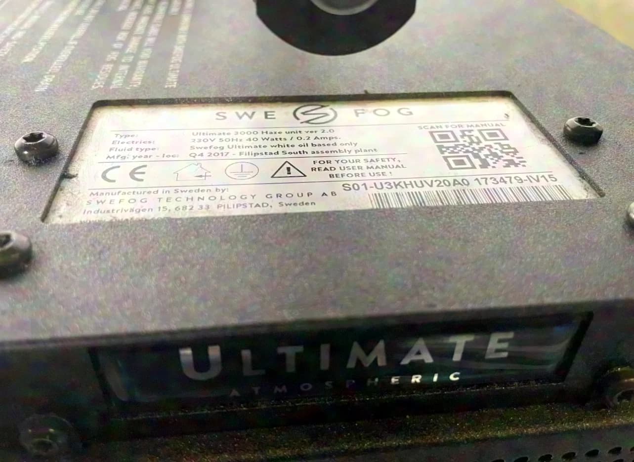 SWEFOG Ultimate 3000 DMX Haze Generator incl. Compressor