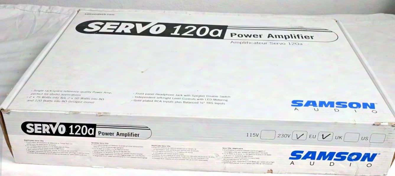 Samson Servo 120a Amplifier
