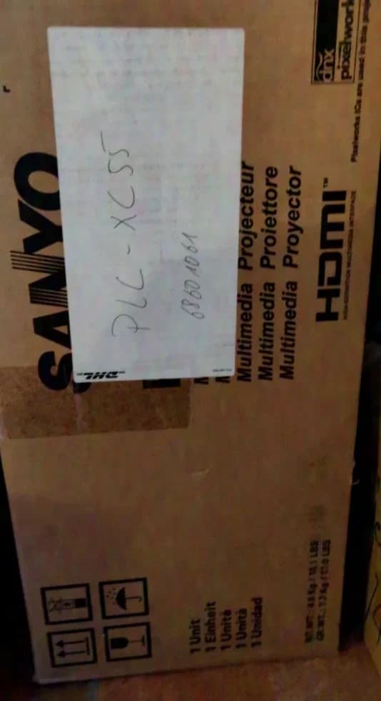 Sanyo PLC-XC55 Demo 3100 ANSI-Lumens, 1024x768, 3LCD. DVI