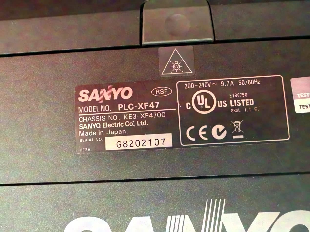 Sanyo PLC - XF47 15000 Lumen