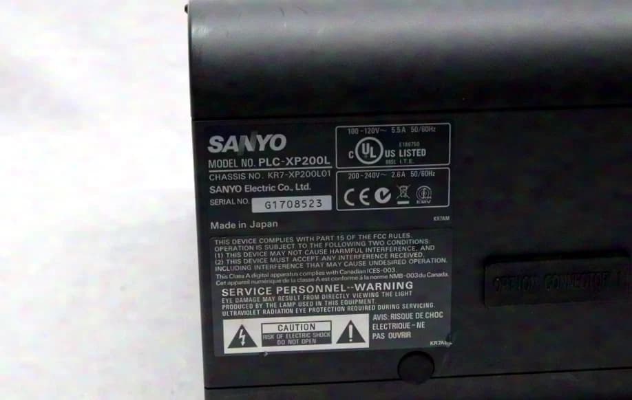 Sanyo | XP200 spare parts stock / project for hobbyists