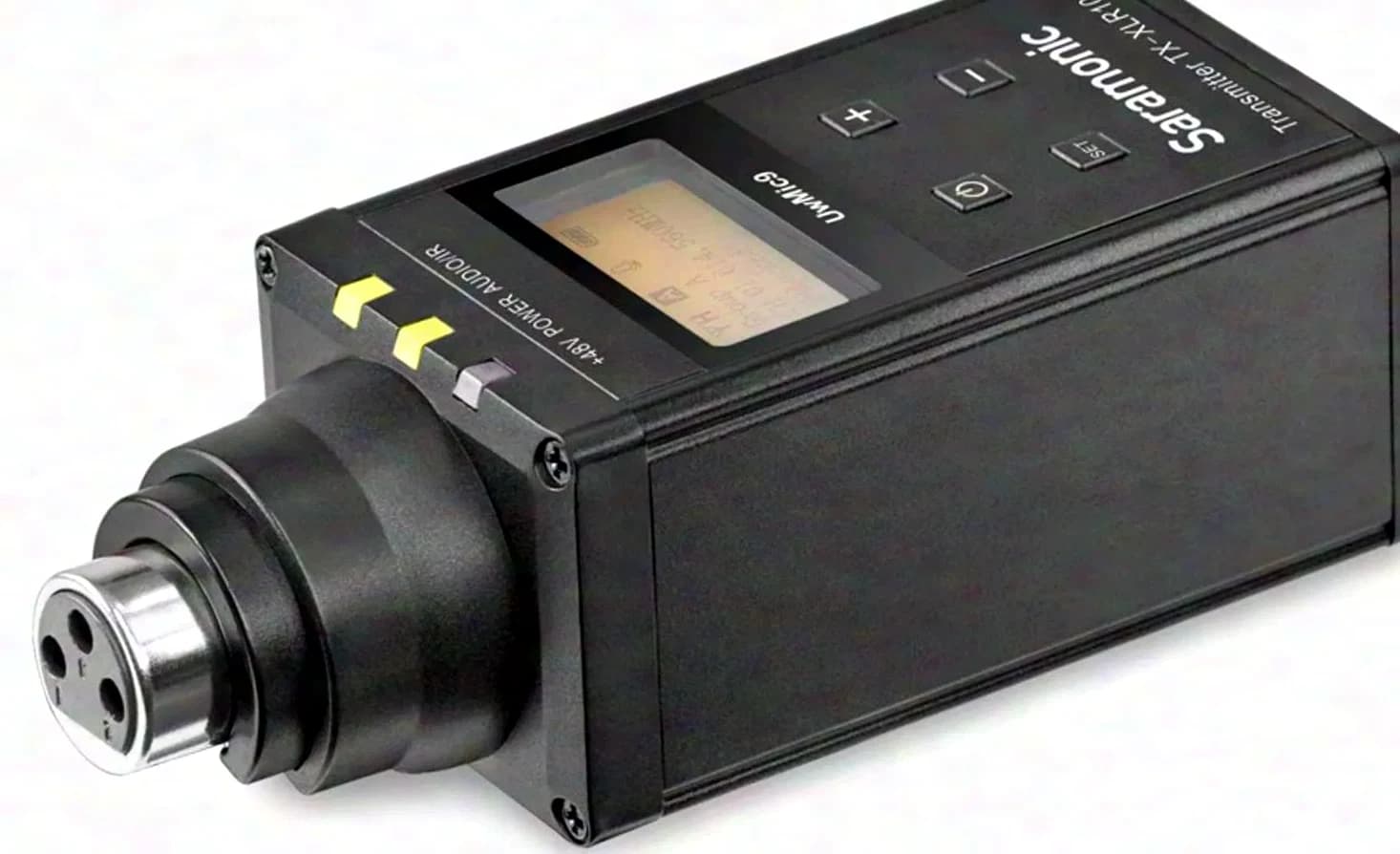 Saramonic UWMIC9-TX-XLR9, UHF plug-on XLR wireless microphone transmitter