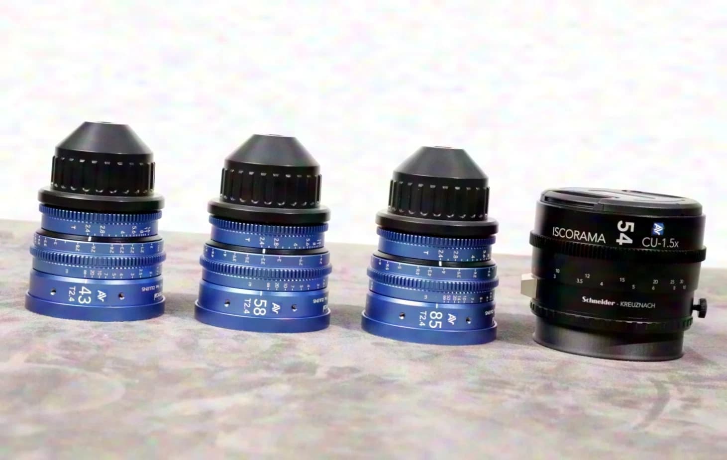 Schneider Kreuznach Isco4all spherical/anamorphic lens Set