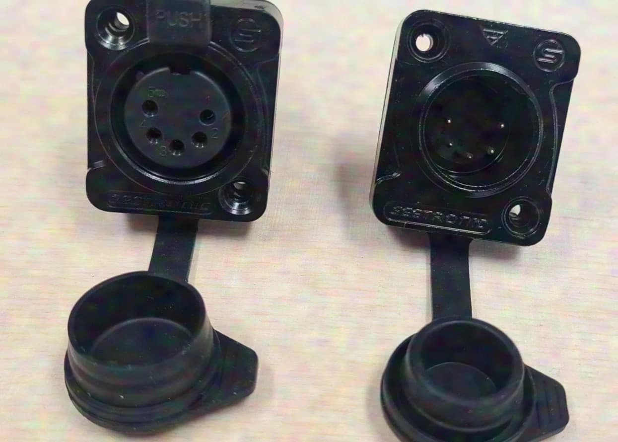 Seetronic 5pol XLR IP65 (12x male, 12x female)