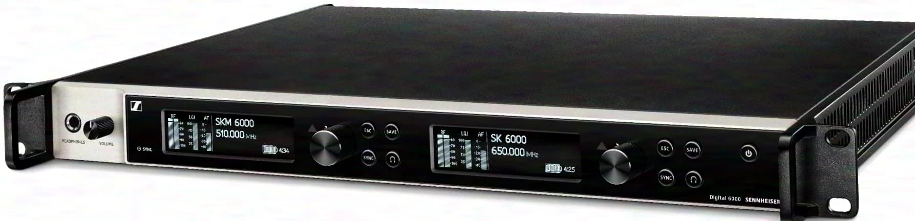 Sennheiser 6000 Digital EM 6000 Dual Receiver used