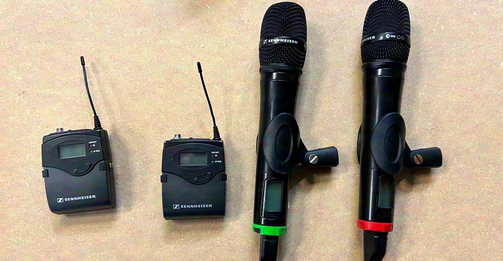 Sennheiser EM2050 BW / SKM2000 / SK2000 2-unit & 4-unit Sets