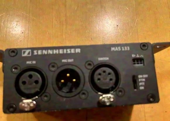 Sennheiser MAS 133 Inline Switch Box with Footswitch