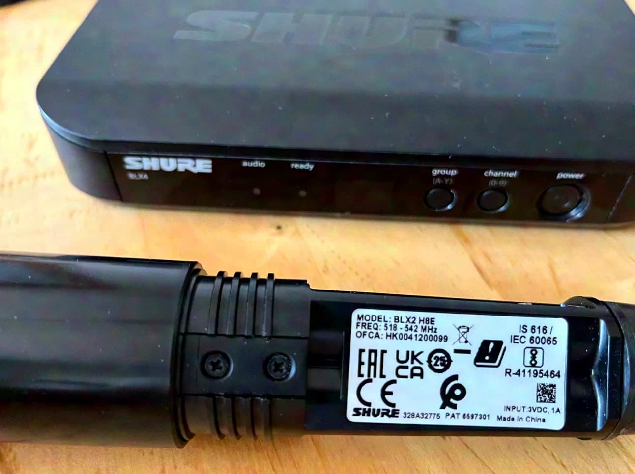 Shure BLX beta 58 wireless micrphone