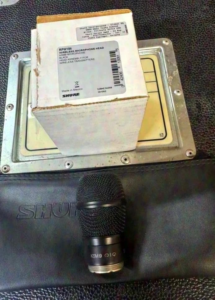 Shure KSM9 (RPW184) interchangeable capsule for UR2 (UR4D Series) handheld transmitter