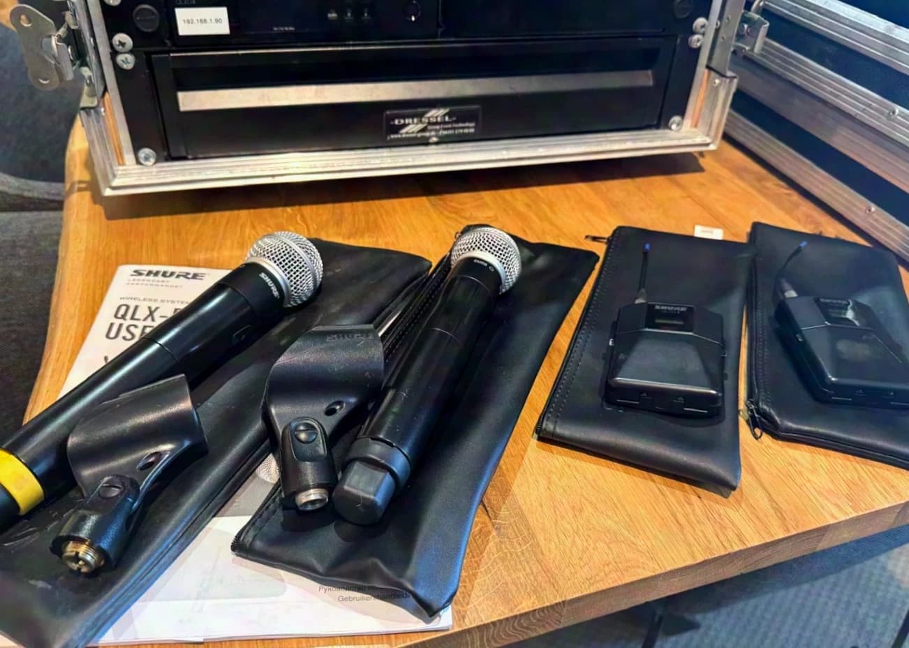 Shure QLXD wireless systems | Including case, connection panels | save up to €600