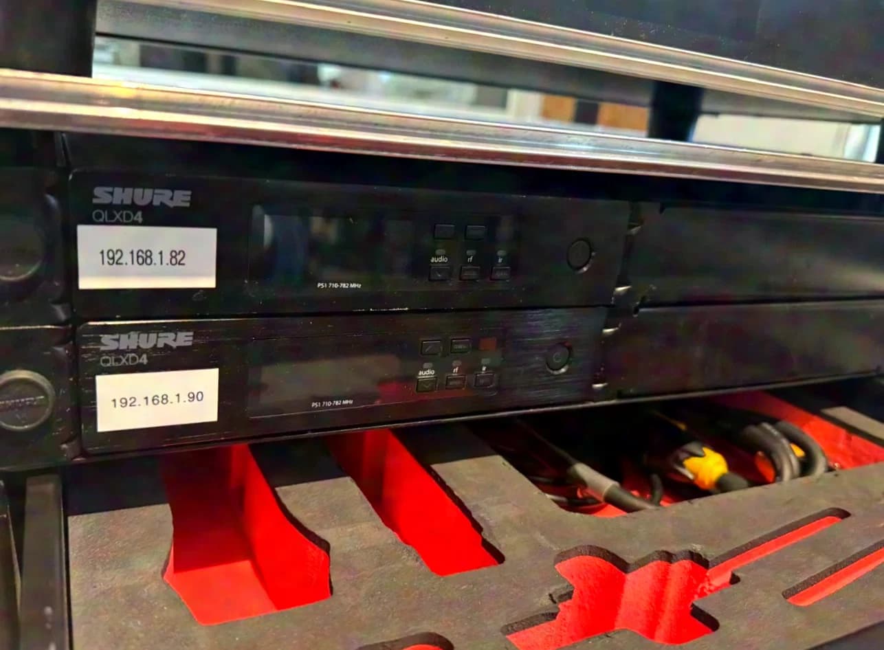 Shure QLXD wireless systems | Including case, connection panels | save up to €600