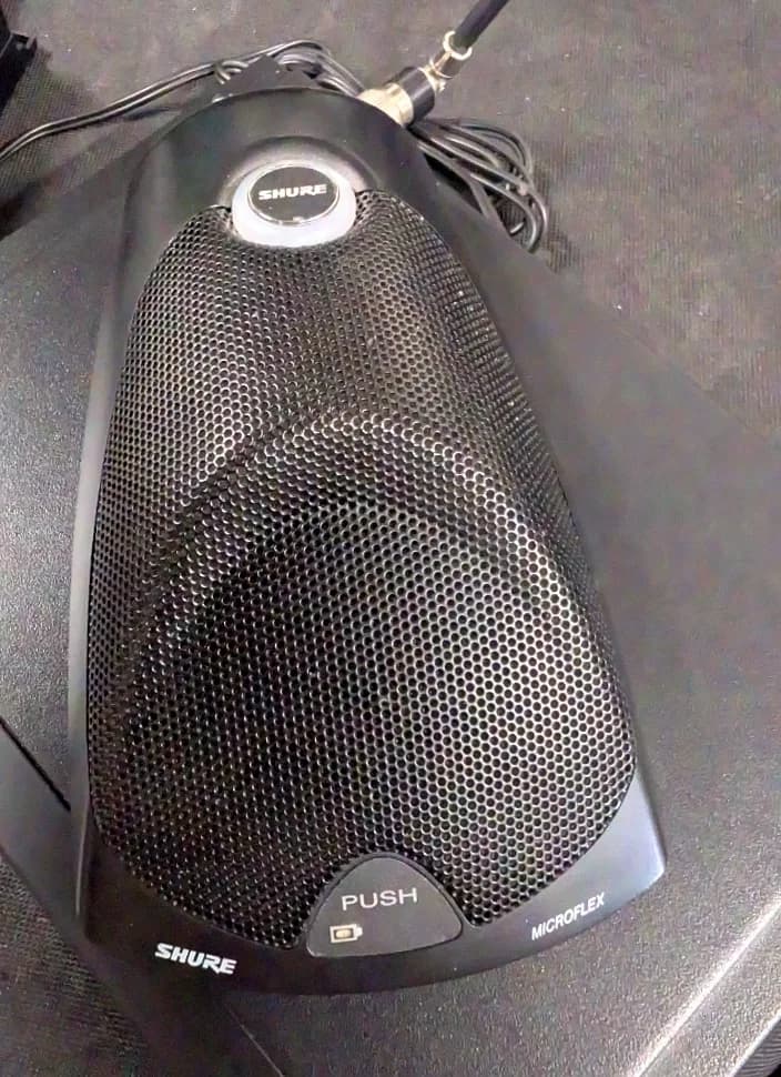 Shure SLX4 receiver + MX690 S6 boundary microphone