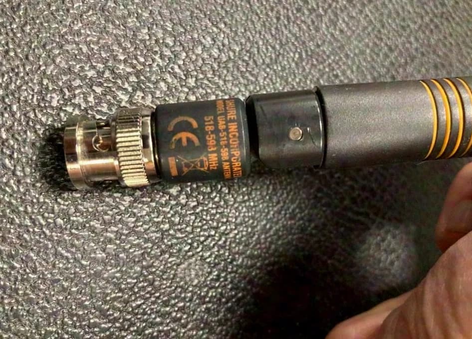 Shure UA8-518-598 rod antenna, partly new