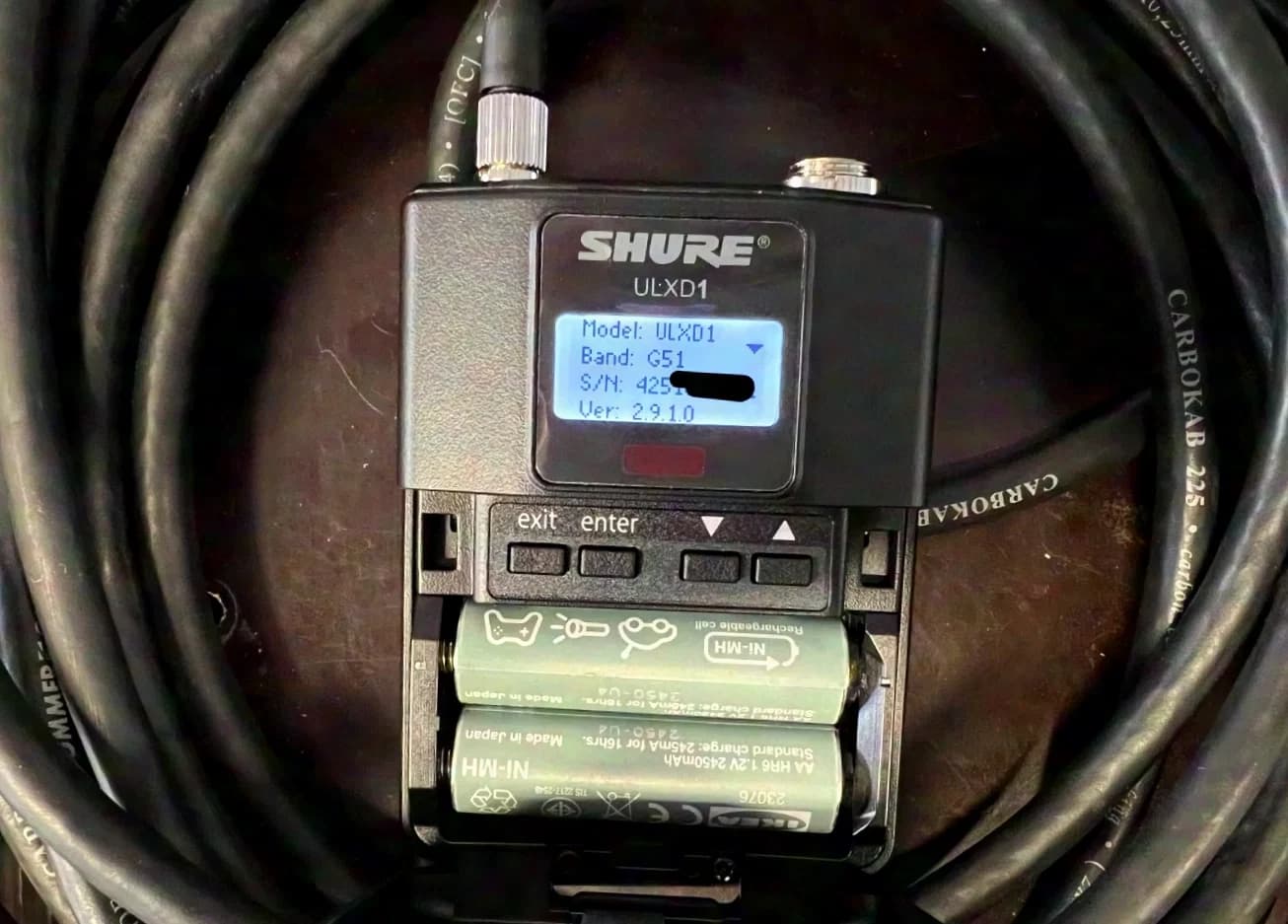 Shure ULXD1 LEMO3 G51 (470-534 MHz)
