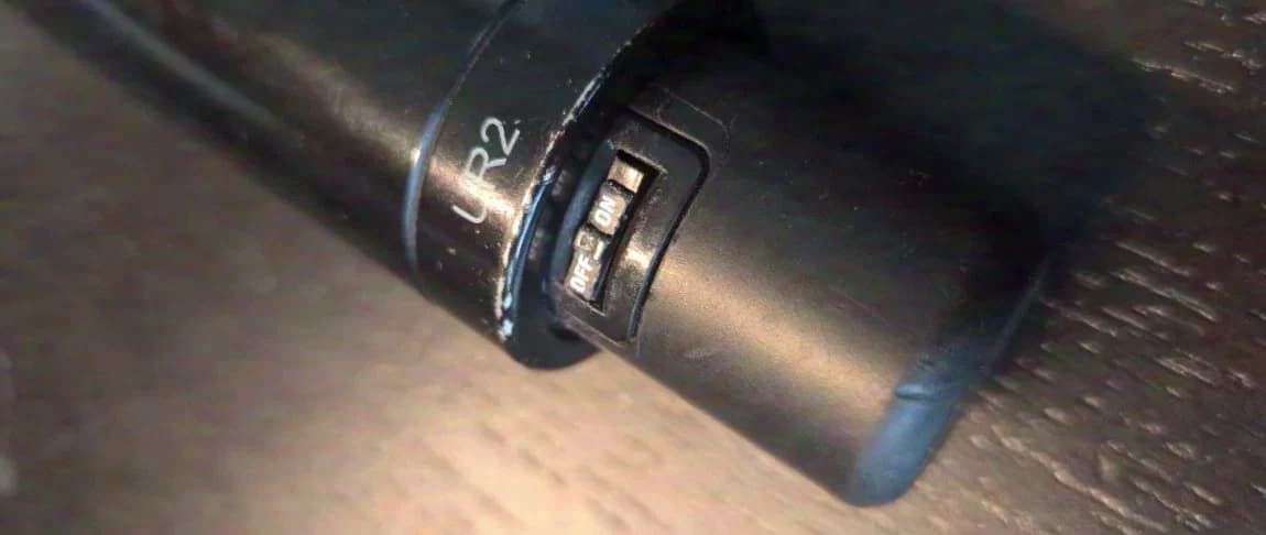Shure UR2 incl. KSM9 black J5E