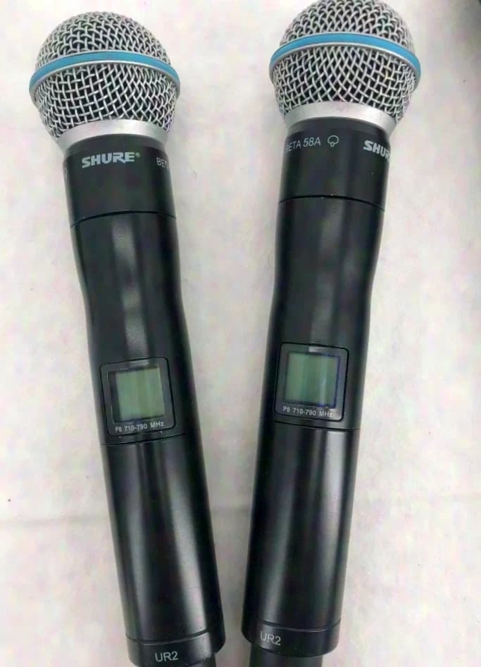 Shure UR4D+ Sets (P8: 710-790MHz) SM58 / Beta58 / Beta87A