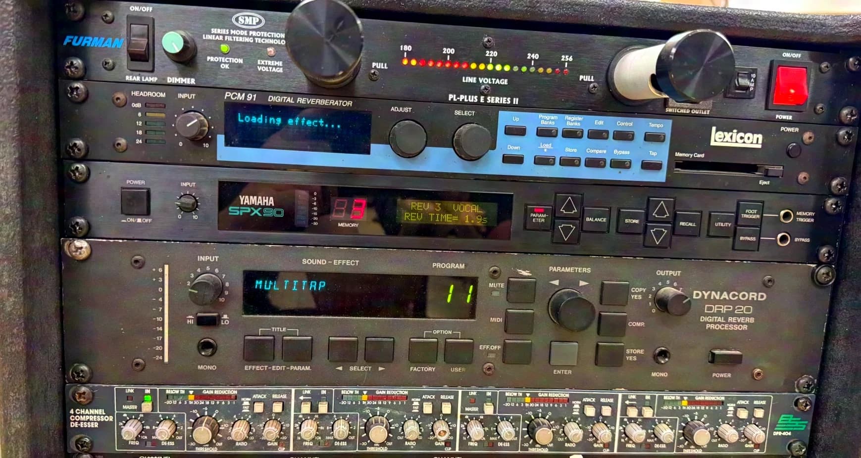 Side rack SPX90 // PCM91 // Kuhnle G400 / Dynacord DRP20 #GS048