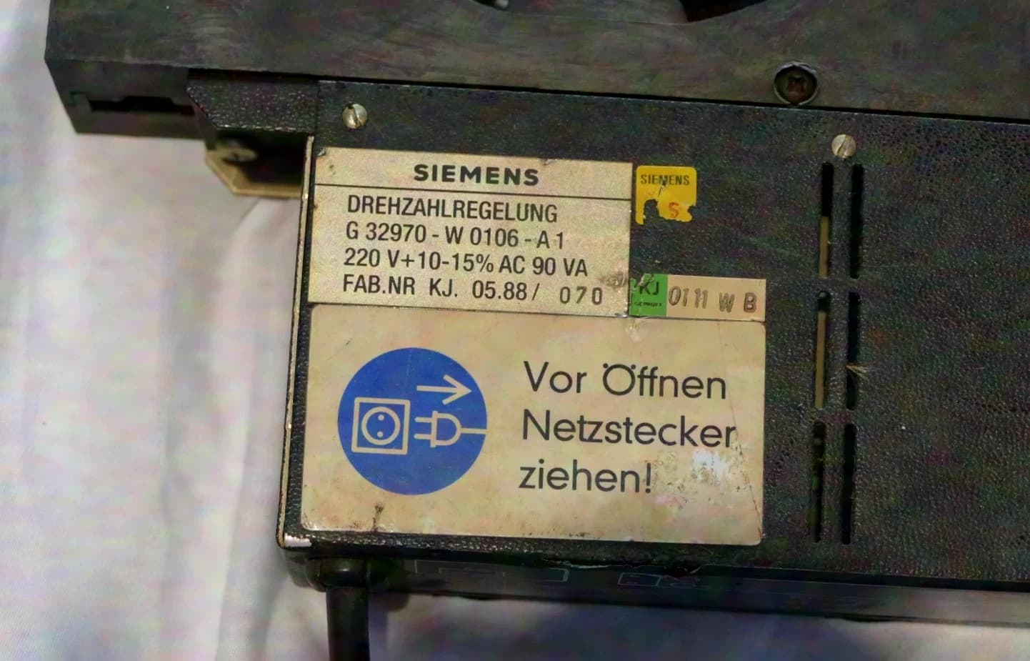 Siemens 19-inch fan unit