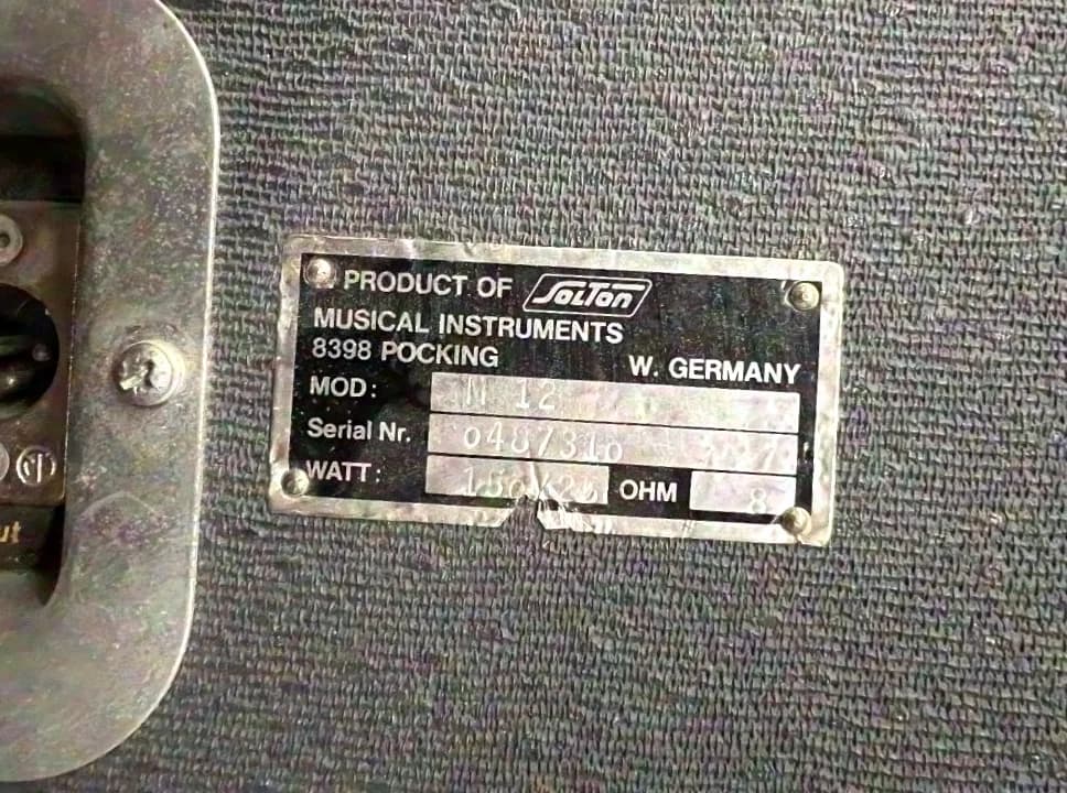 Solton EC400 with 12-inch speaker