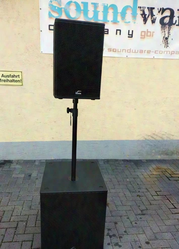 Solton aart S TWO Set 2600W active PA Tops + Subs