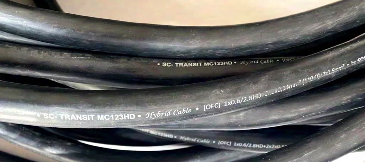 Sommer Cable TRANSIT MC123 Video 0.6/2.8HD + 2xAudio + Netz für AES/EBU / HD-SDI transmission- 25m assembled