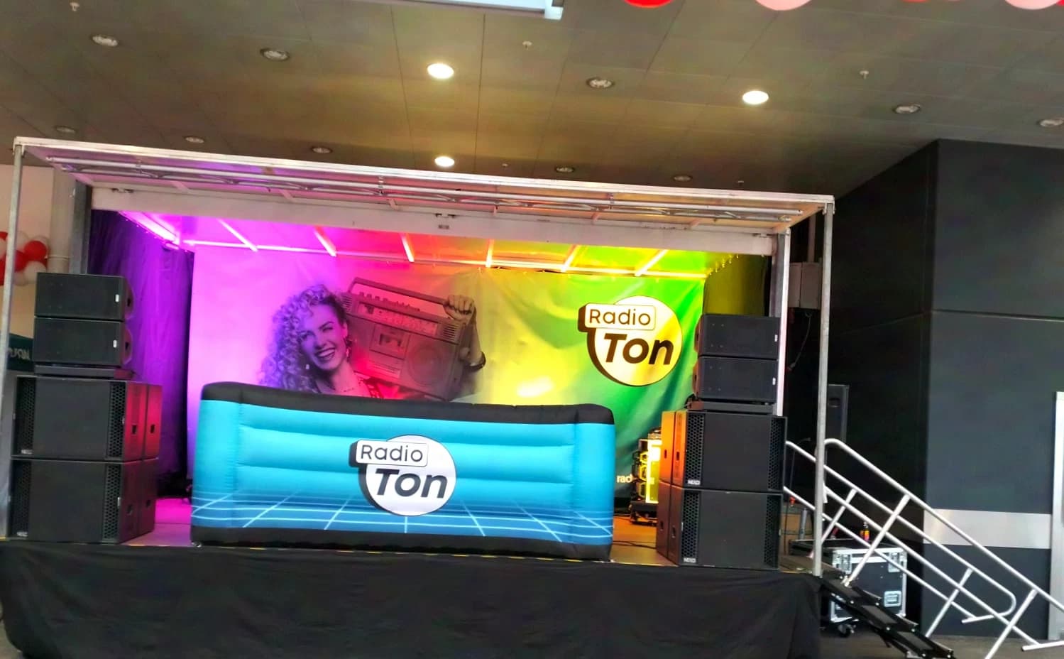 Custom-made - One-off Mobile Trailer Stage - Box Stage for Folding Out