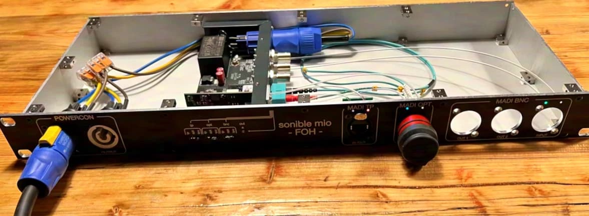 Sonible Mio Madi Converter 19" Retrofit with Fibrefox