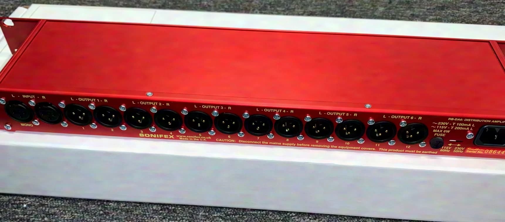 Sonifex RB-DA6 6 Way Stereo Distribution Amplifier
