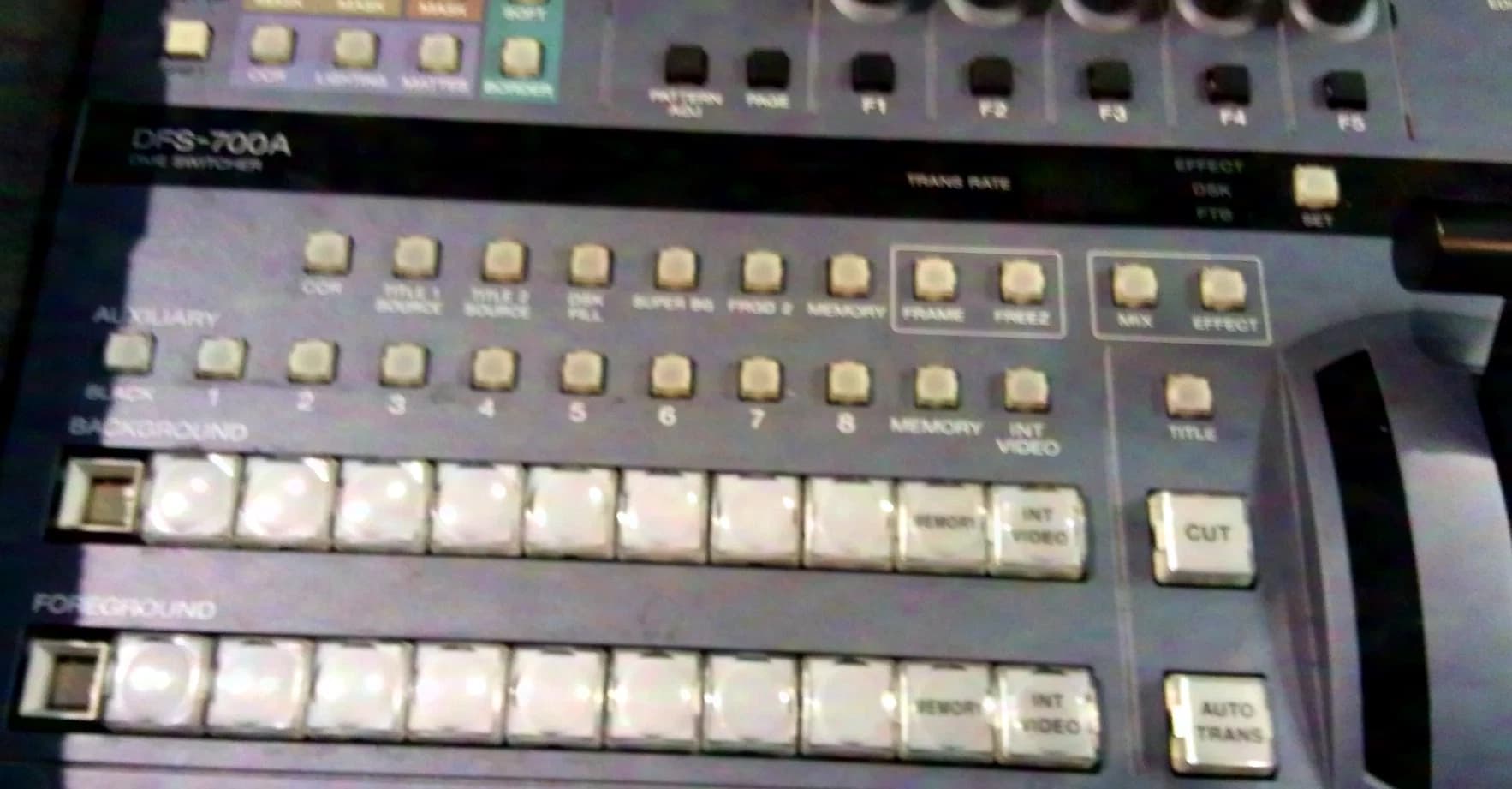 Sony DME Switcher DFS 700 with Remote Panel and Cable