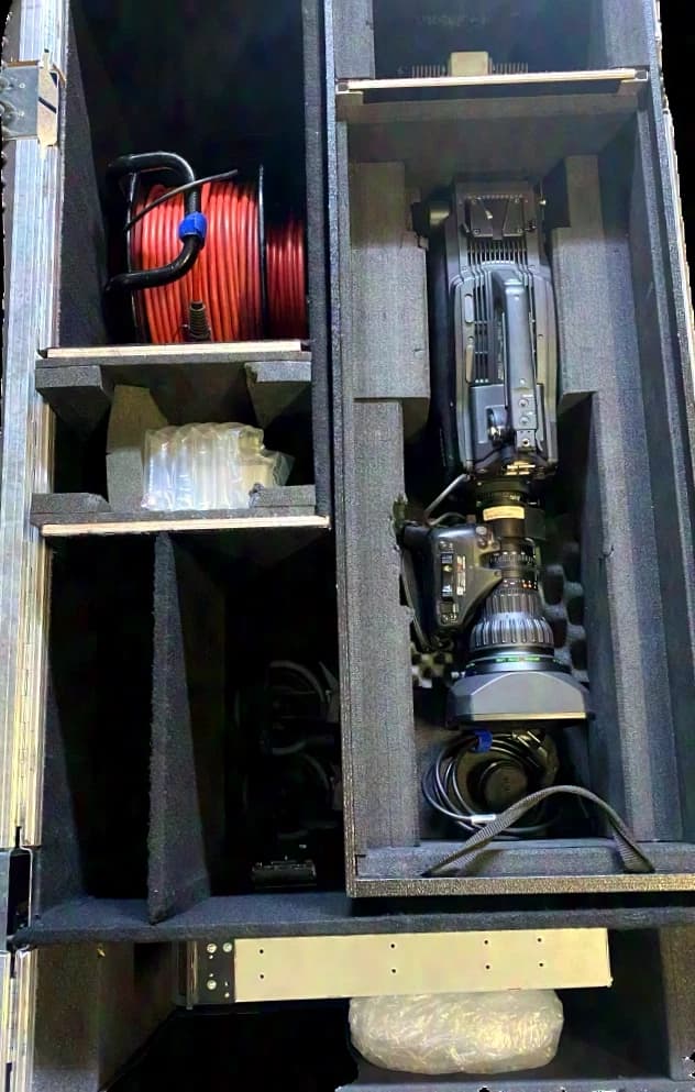 Sony HSC 100R incl. HSCU 300, Sony RCP-1500, HDVF C550W, Fujinon A22x7,8BEZD-T28, Fujinon ERD-20A-A02,