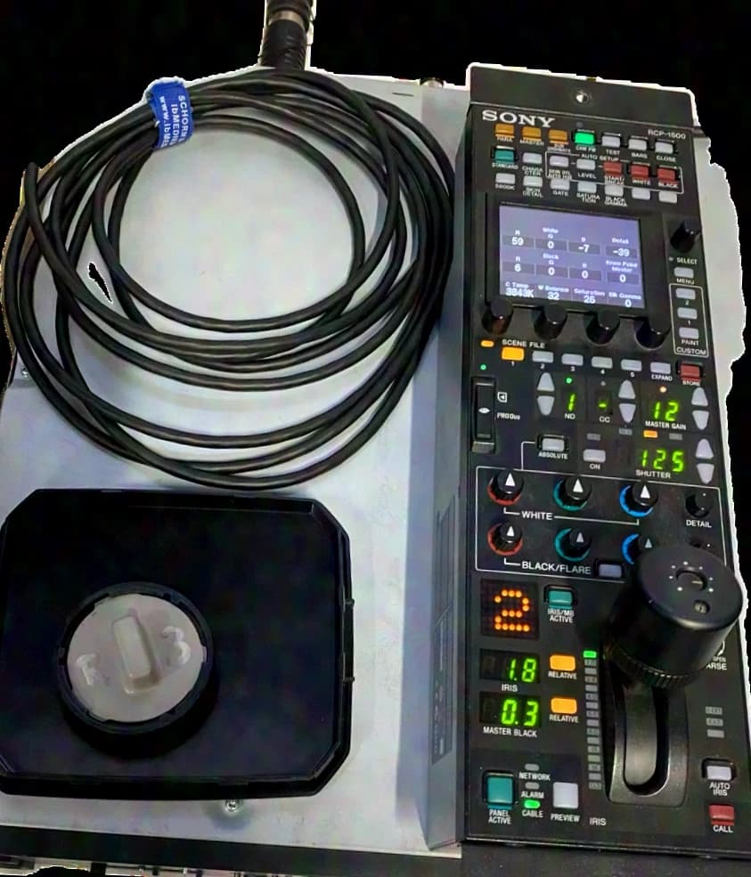 Sony HSC 100R incl. HSCU 300, Sony RCP-1500, HDVF C550W, Fujinon A22x7,8BEZD-T28, Fujinon ERD-20A-A02,