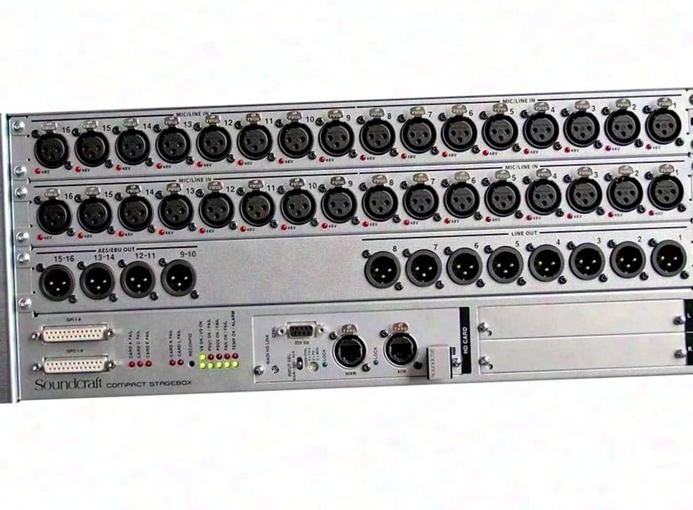 Soundcraft Vi1/Vi Compact Stagebox Package