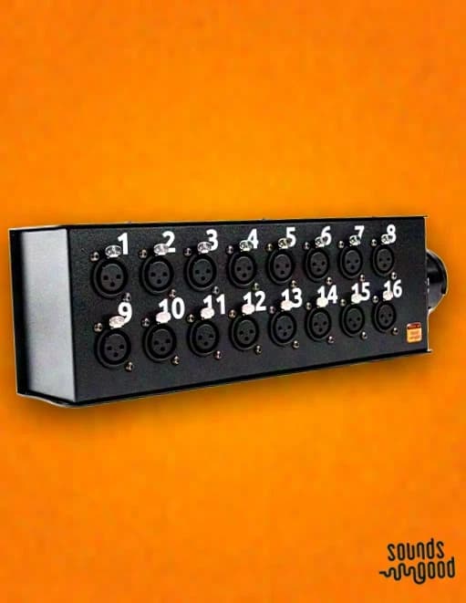 Sounds Good STAGEBOX - 16 CH - MULTIPIN - SYNTAX - NEUTRIK SB-16xXLR-S