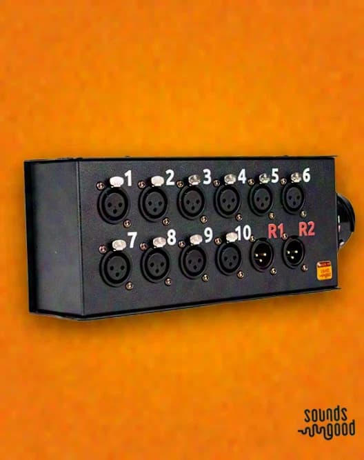 Sounds Good Signal Box, Stagebox 12ch, 10x XLR F, 2x XLR F, Syntax Male