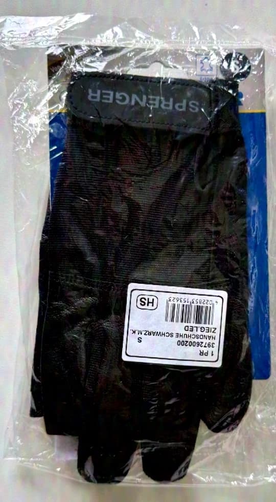 Sprenger Work/Rigger Gloves Black - Size M