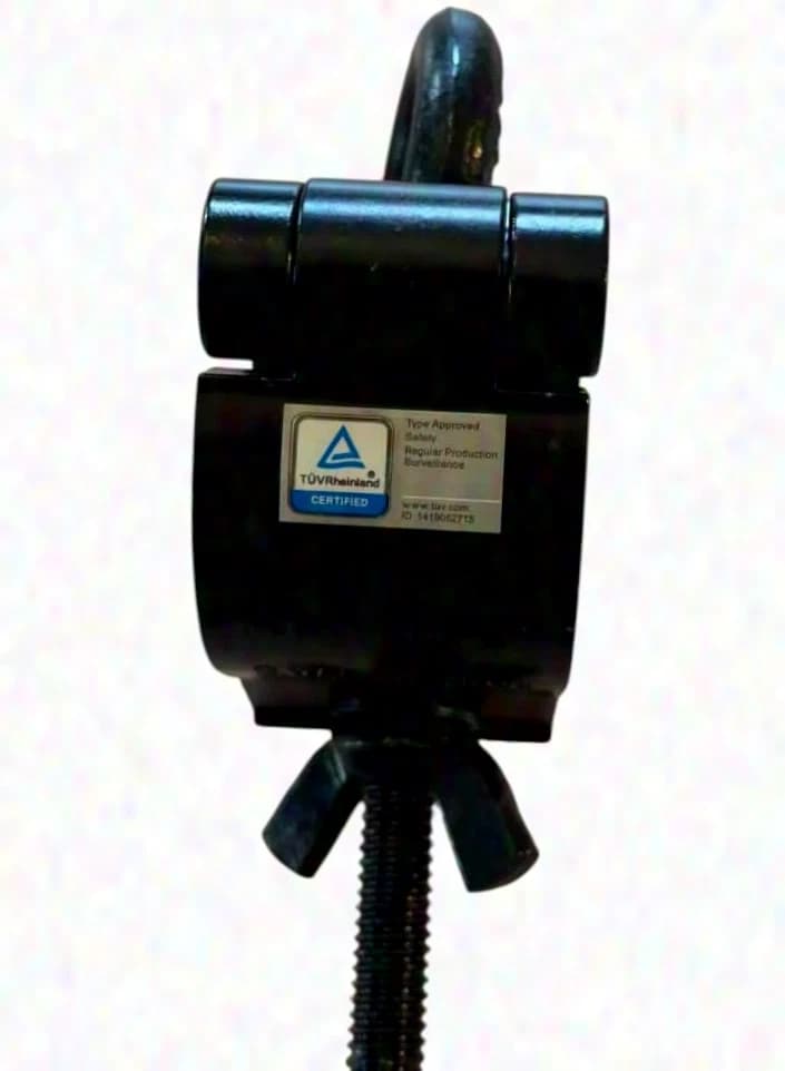 Stagebase Aliskaf rotary coupler 38-52 mm, 340 kg, TÜV, black, anodized