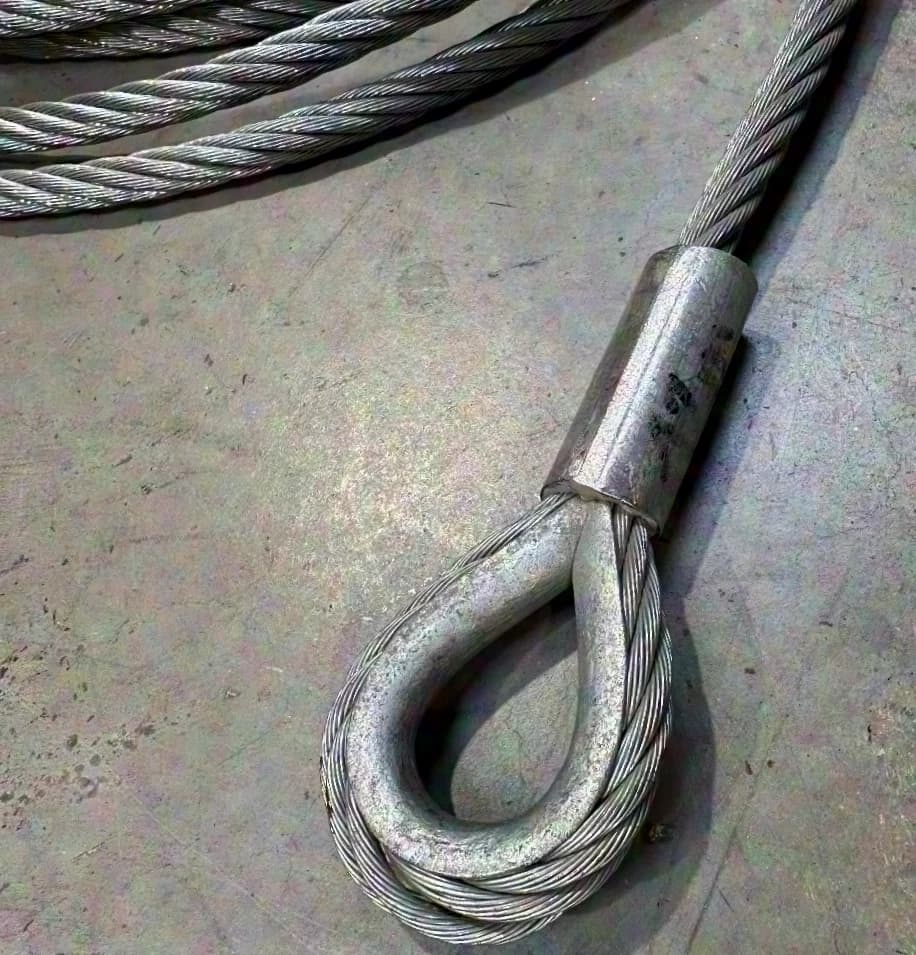Steel cable, 11.95m - 10mm thickness
