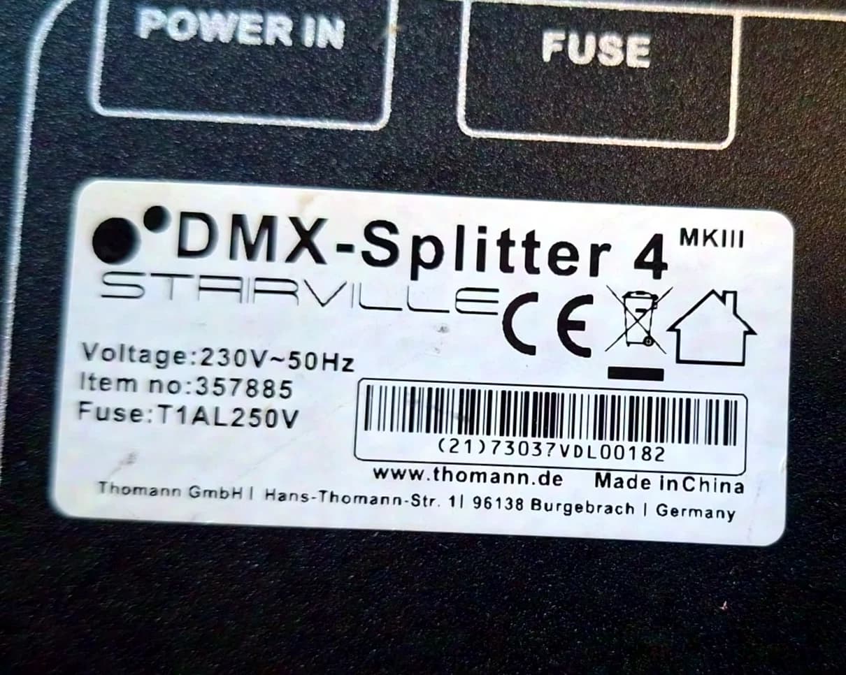 Stairville DMX Splitter 4 MK3 19"