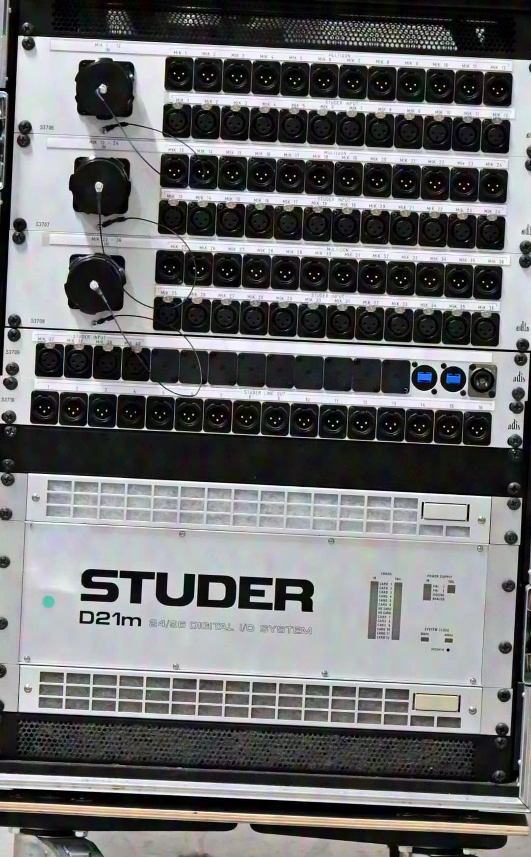 Studer D21m Modular I/O with patch