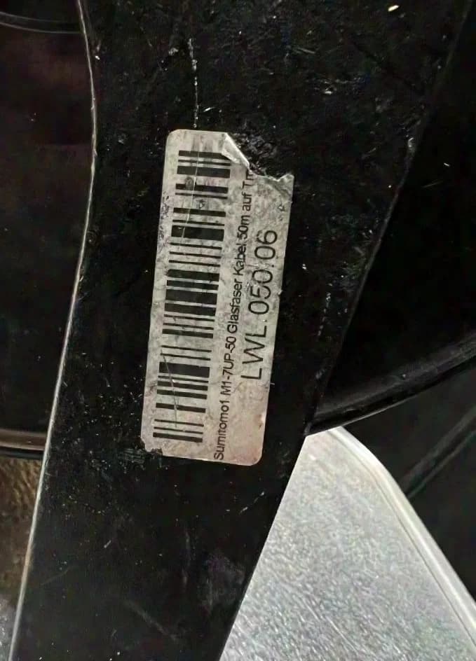 Sumitomo Sumitomo M1-7UP-50 fiber optic cable on Schill drum