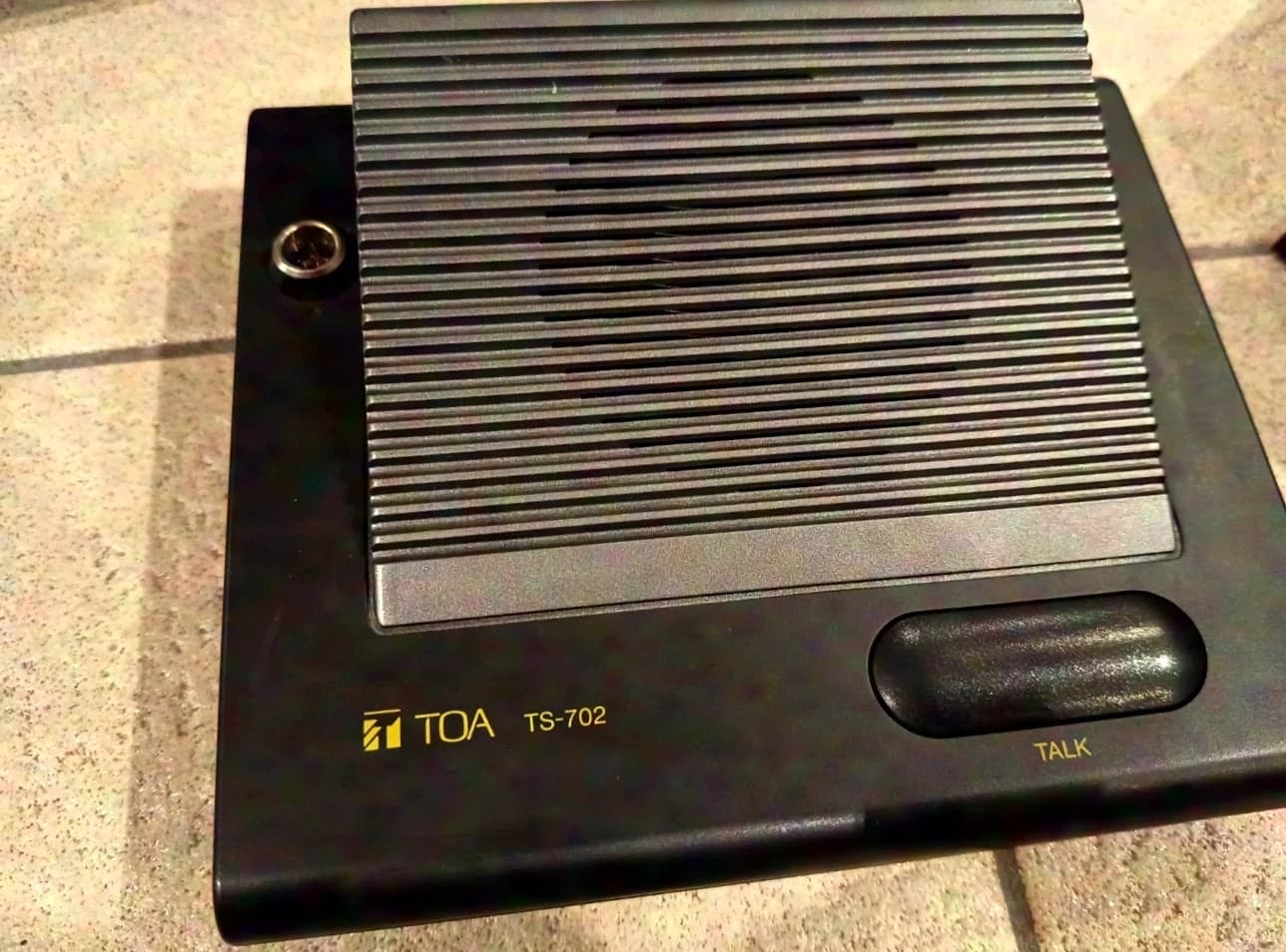 TOA Conference System Discussion System Delegate Station Set TS-700 TS-701 TS-702