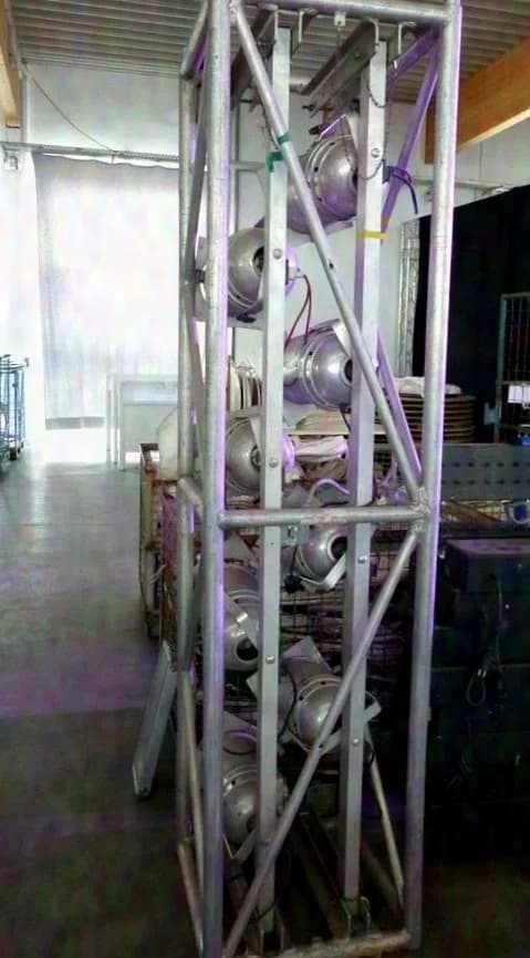 Thomas Retro, Truss, Thomas 50er incl. Lamps and Dimmer