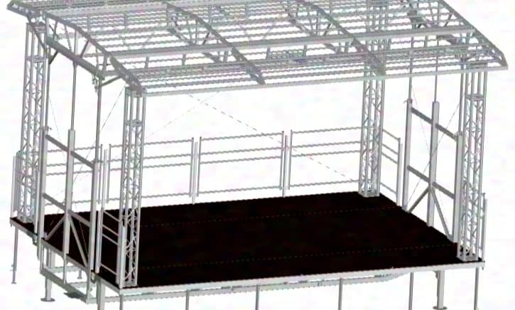 Trailer stage 6x4x5m immediately available