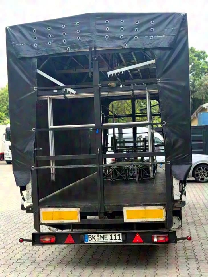 Trailer stage 7.5x6x5m mobile stage ++ immediately available ++