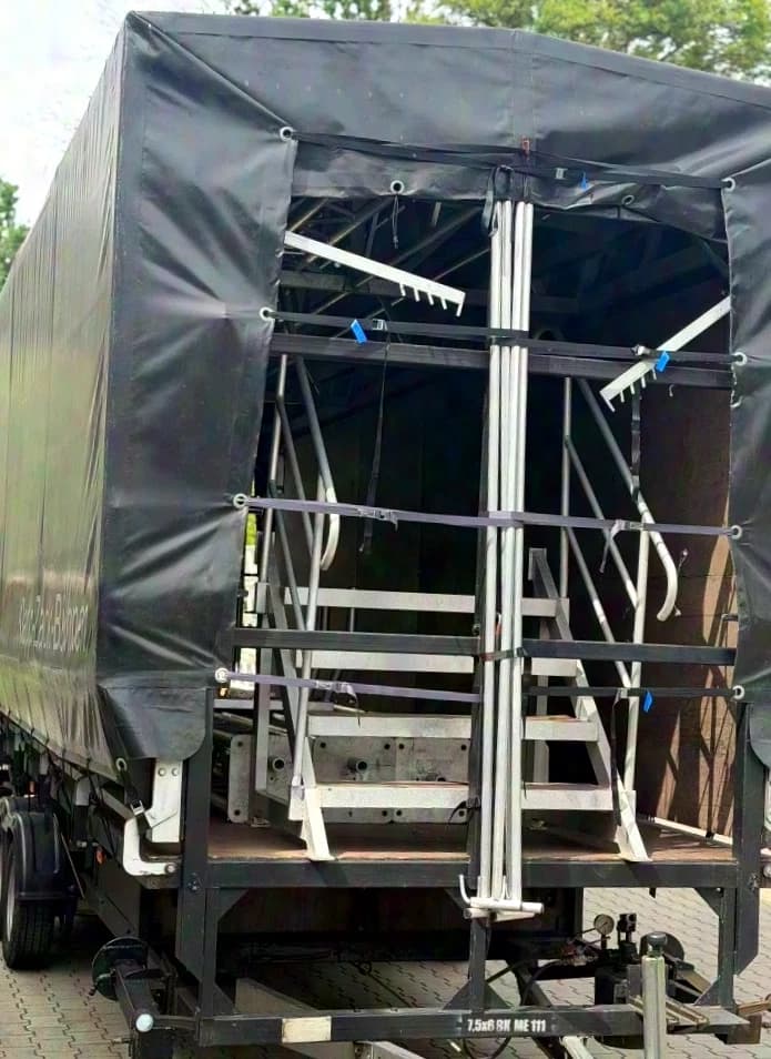 Trailer stage 7.5x6x5m mobile stage ++ immediately available ++